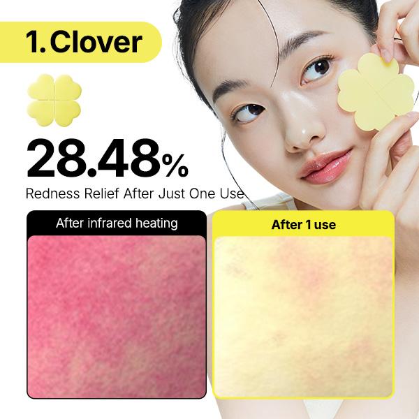 Clover patch: 28.48% redness relief after one use