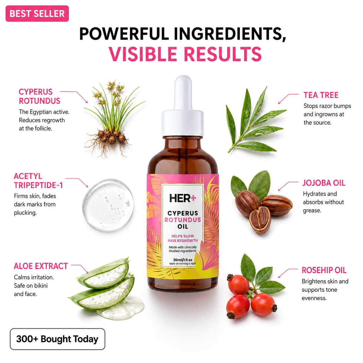 Anti-Hair Growth Oil