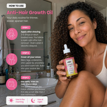 Anti-Hair Growth Oil